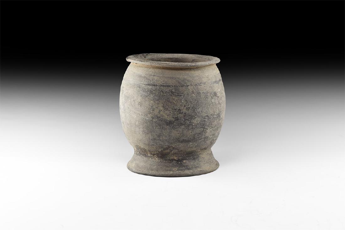 Southeast Asian Blackware Ban Chiang Jar (1 of 1)