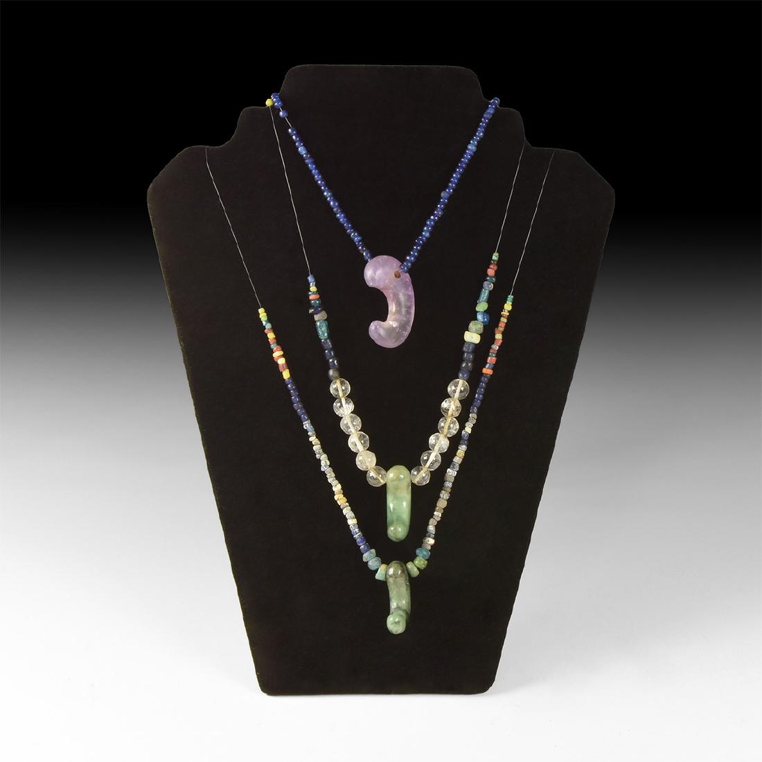 Japanese Magatama Bead Necklace String Group (1 of 1)