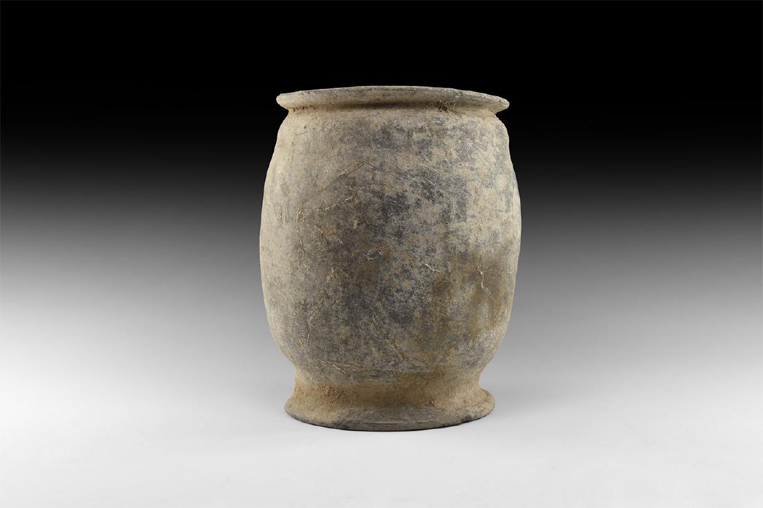 Southeast Asian Blackware Ban Chiang Jar (1 of 1)