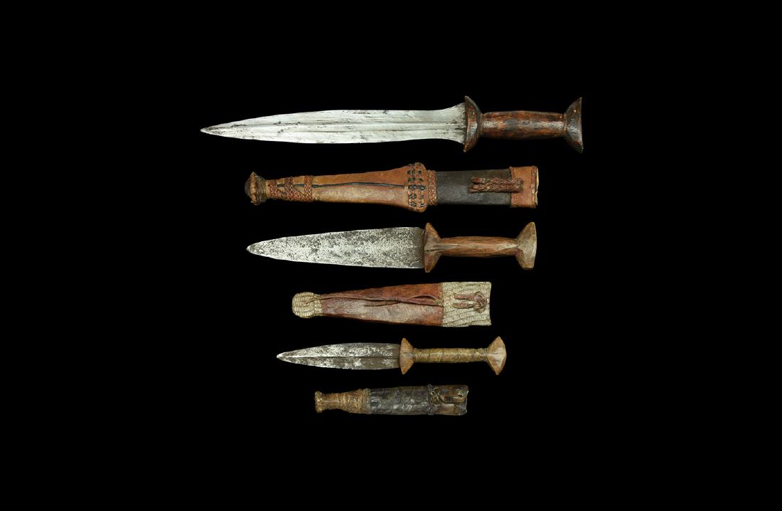 African Knives with Scabbards Group (1 of 1)