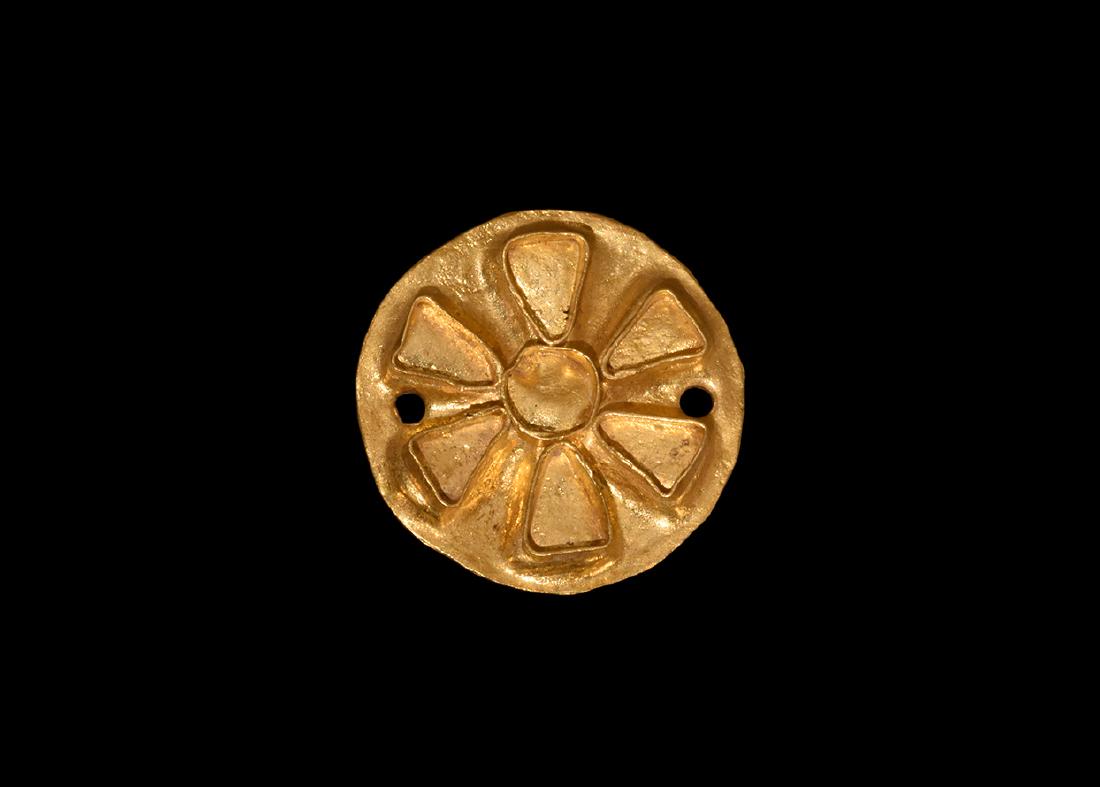 Medieval Gold Gothic Floral Attachment (1 of 1)