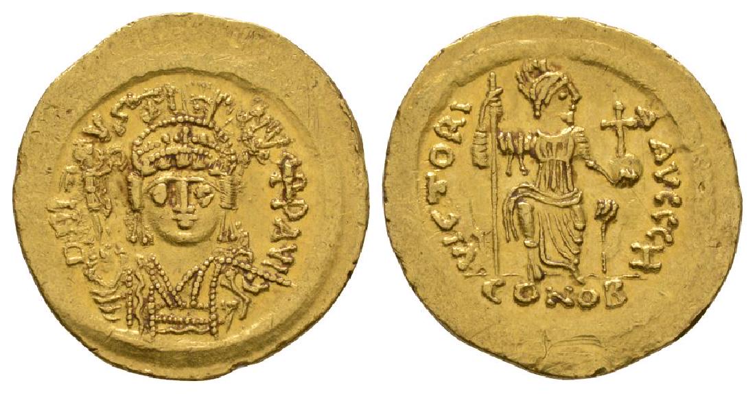 Justin II - Gold Constantinopolis Solidus (1 of 1)