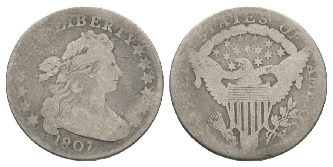 USA - 1807 - Draped Bust Dime (10 Cents) (1 of 1)