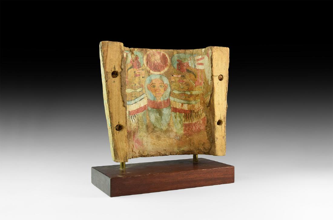 Egyptian Panel with Ba-Bird and Deities (1 of 1)
