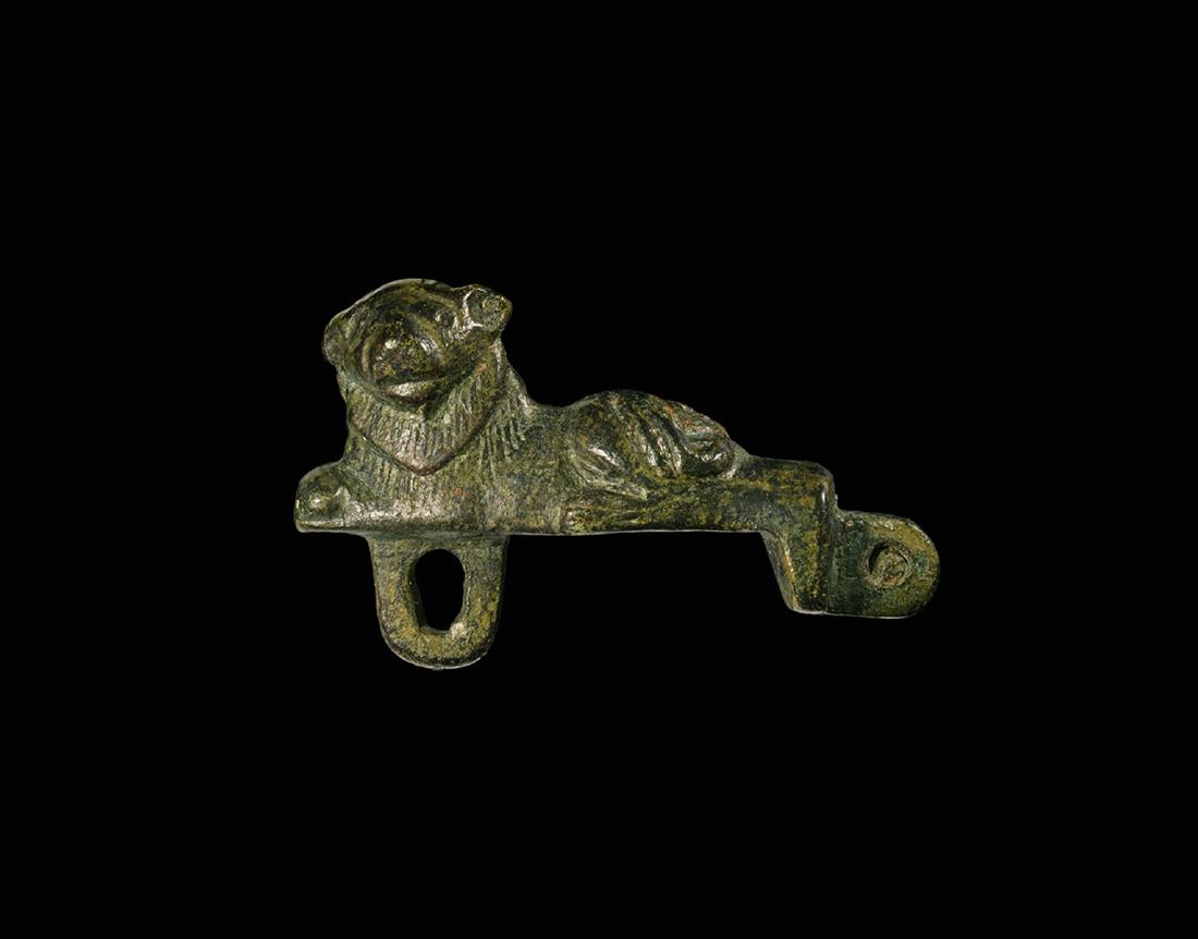 Reclining Lion Lockplate Hasp (1 of 1)