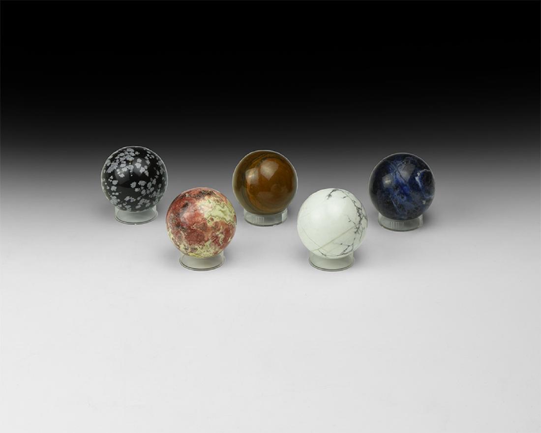 Polished Mineral Sphere Group (1 of 1)