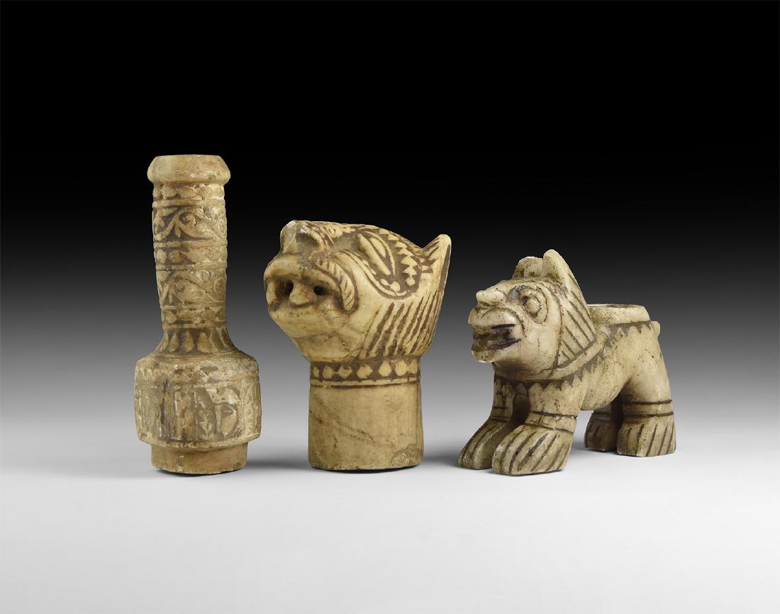 Western Asiatic Style Stone Carving Group (1 of 1)