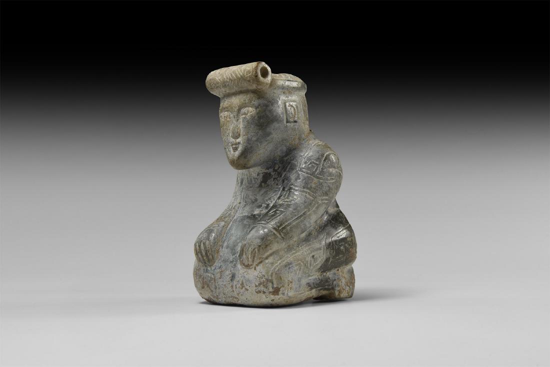 Chinese Shang Kneeling Man Statuette (1 of 1)