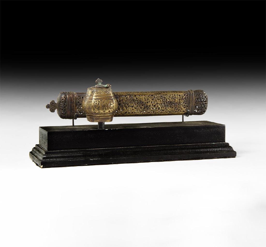 Mughal Openwork Pen Box with Inkwell (1 of 1)