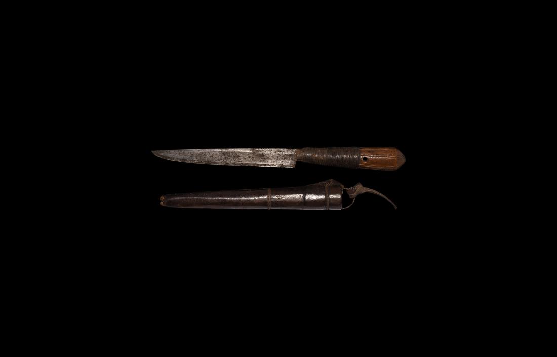 Post Medieval Dagger and Sheath (1 of 1)