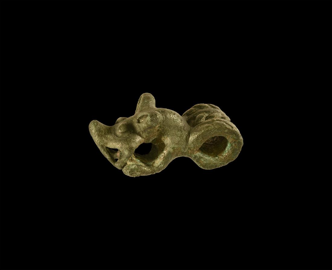 Viking Pendant with Wolf (1 of 1)