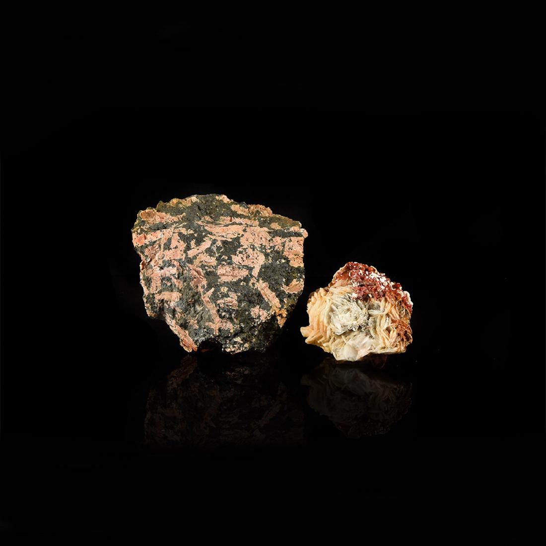 Luxullianite and Vanadinite Mineral Specimens (1 of 1)