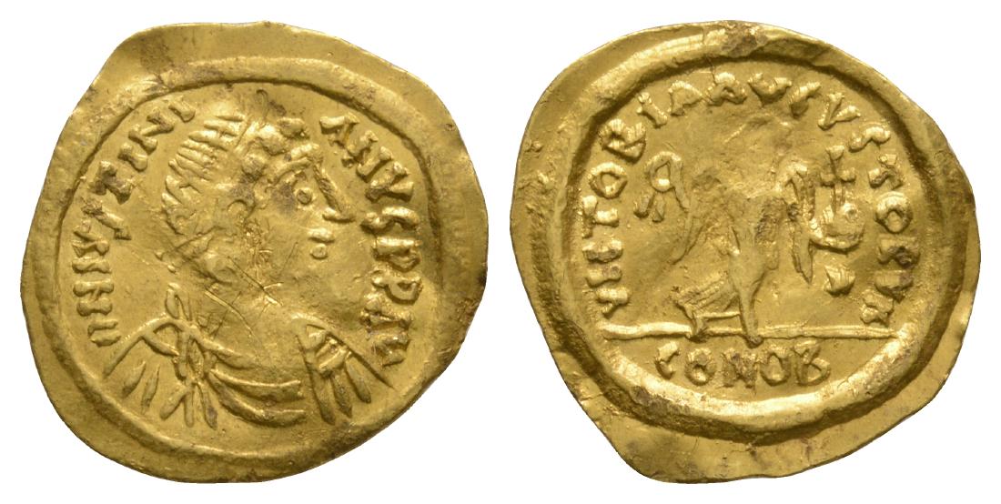 Justinian I - Gold Victory Tremissis (1 of 1)