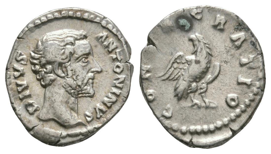Antoninus Pius (Marcus Aurelius) - Eagle Denarius (1 of 1)