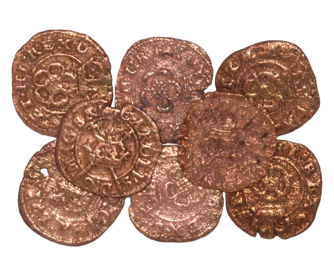 English Stuart Coins - Charles I - Rose Farthings [8] (1 of 1)