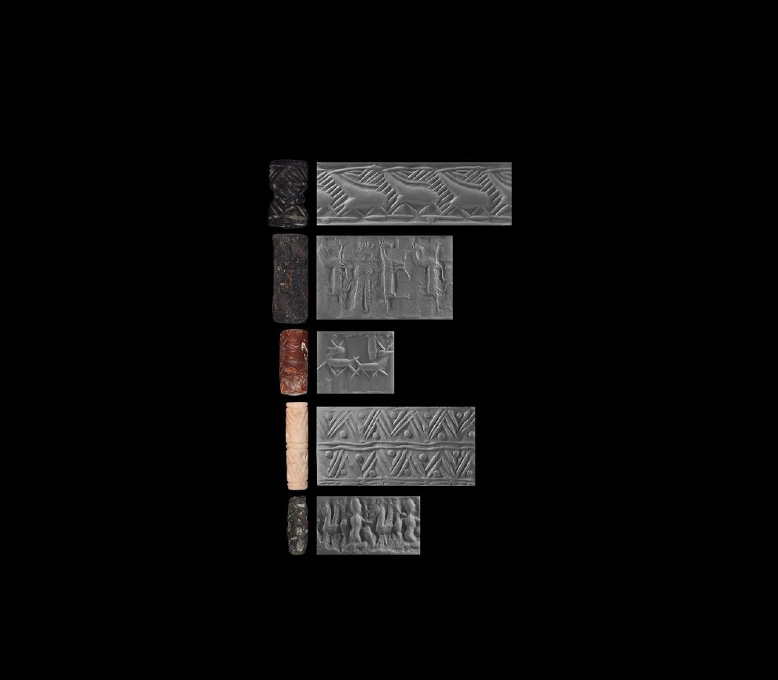 Western Asiatic Cylinder Seal Group (1 of 1)