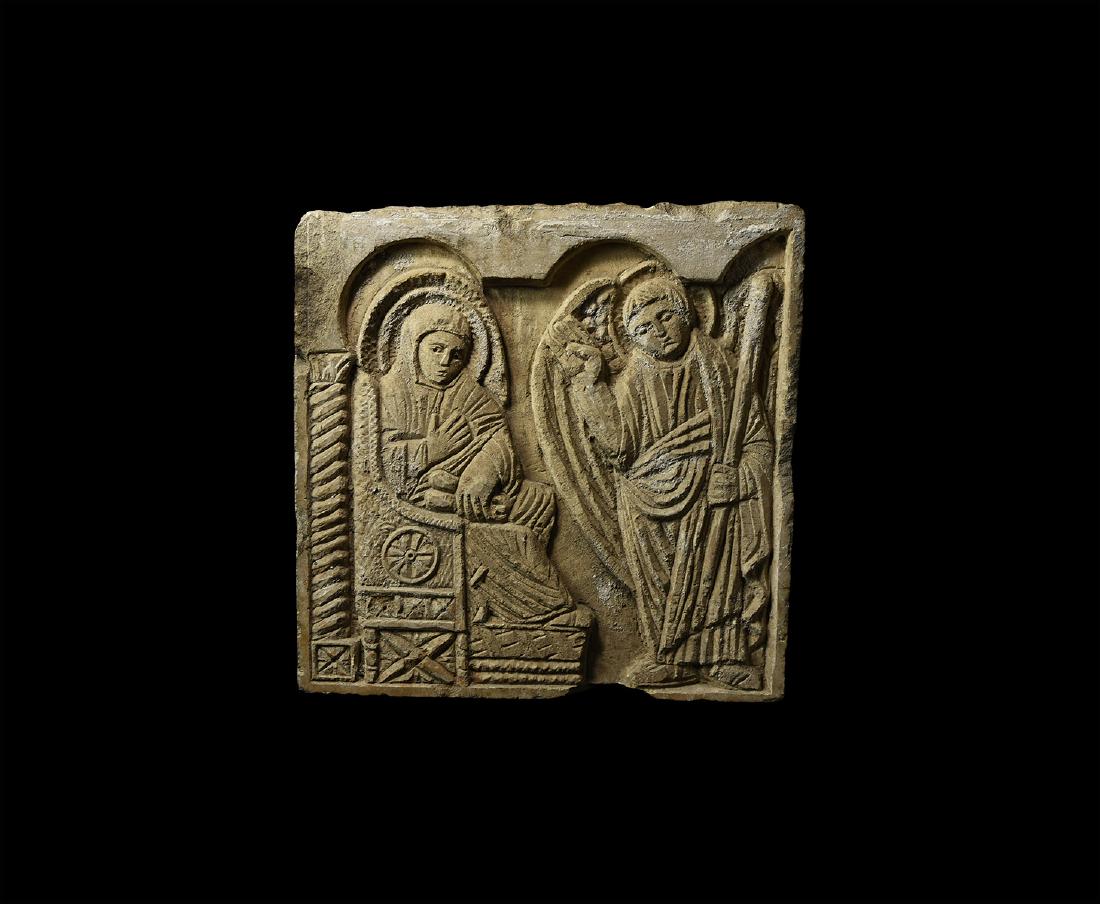 Romanesque Carved Relief Panel (1 of 1)