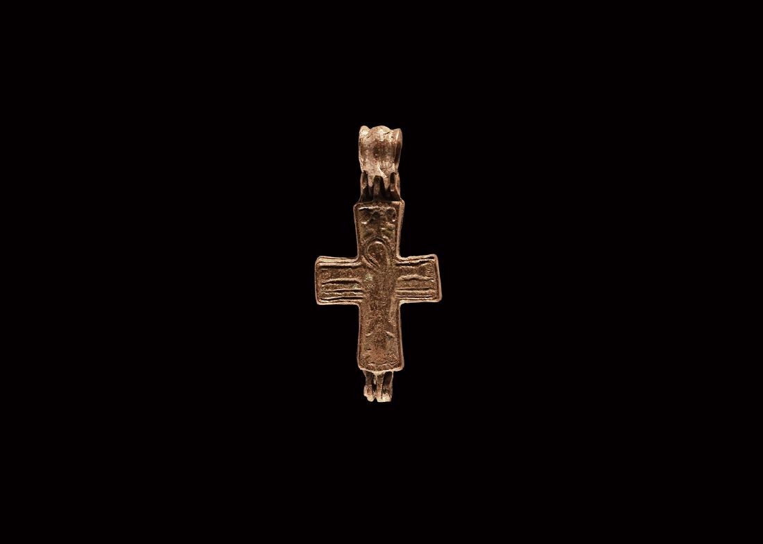 Byzantine Reliquary Cross Pendant (1 of 1)