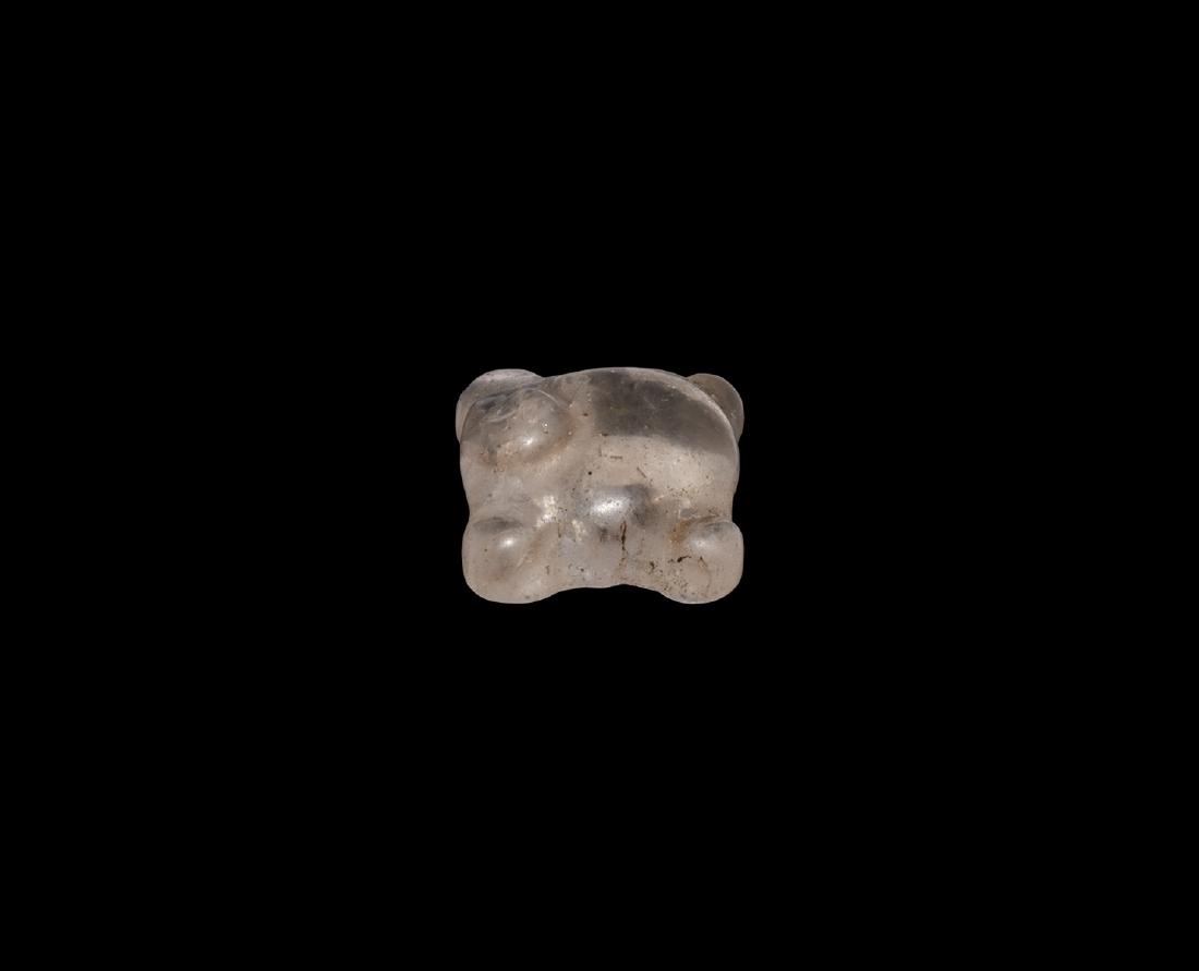 Western Asiatic Rock Crystal Tortoise Amulet (1 of 1)