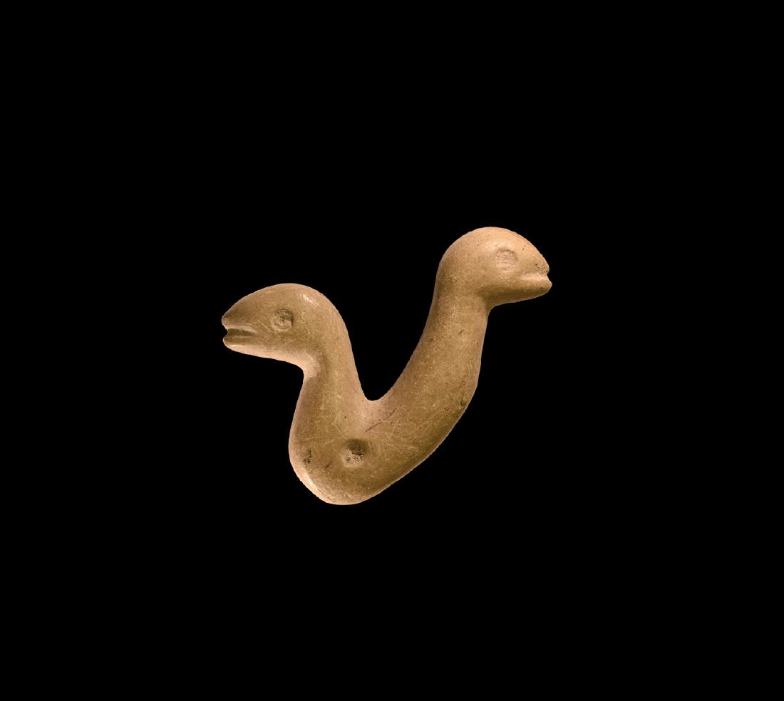 Western Asiatic Bactrian Double Bird Amulet (1 of 1)