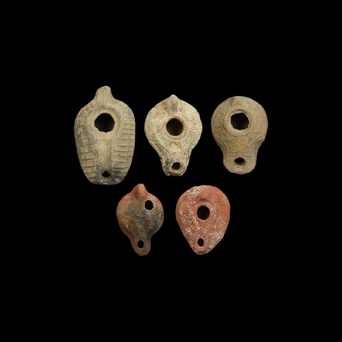 Western Asiatic Holy Land Oil Lamp Group (1 of 1)