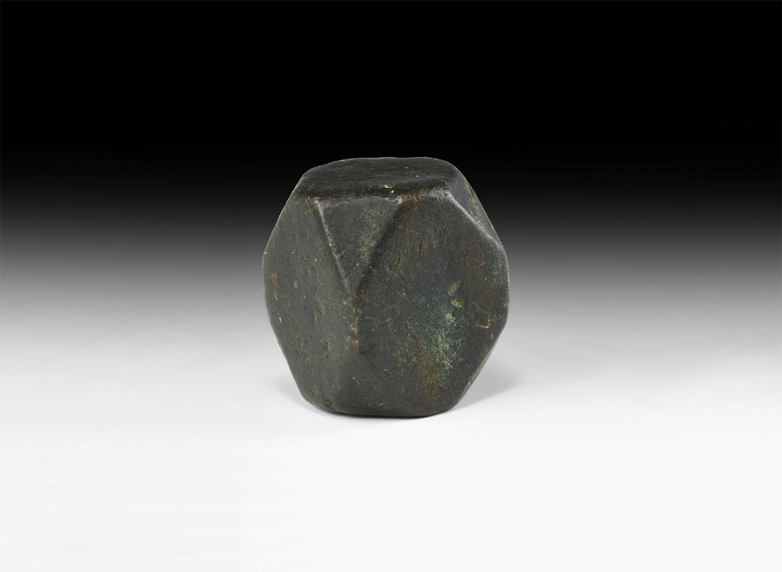 Large Viking Polyhedral Trade Weight (1 of 1)