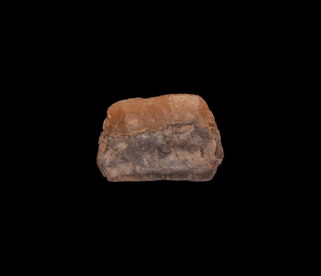 Post Medieval Lead-Sheathed Musket Flint (1 of 1)