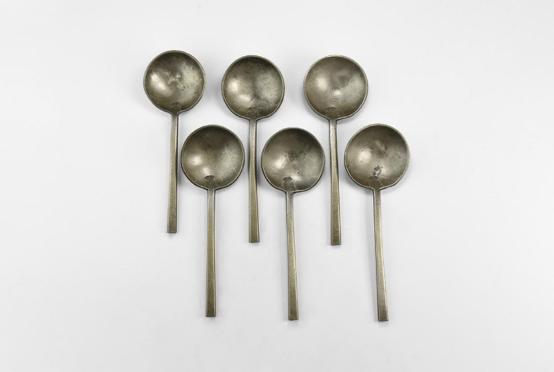 Post Medieval Dutch Pewter Spoon Group (1 of 1)