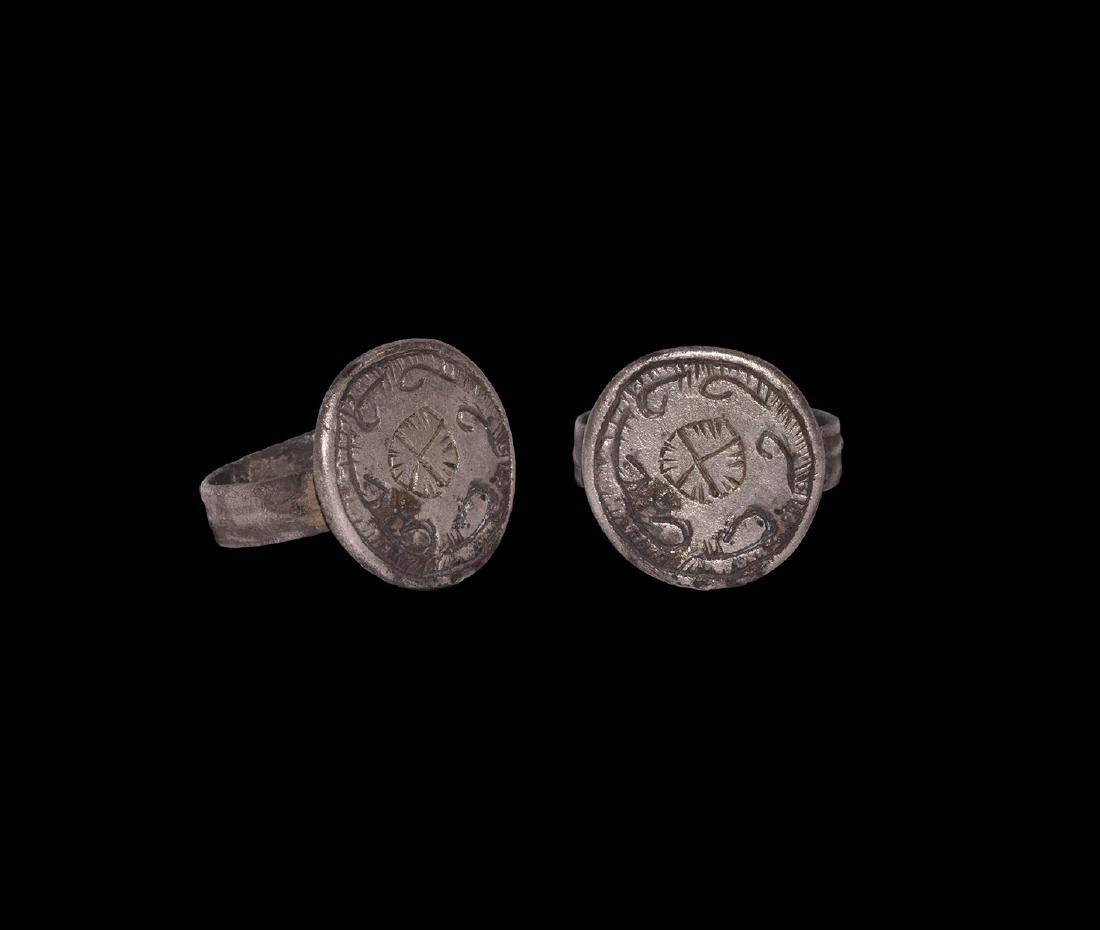 Byzantine Silver Ring with Cross (1 of 1)