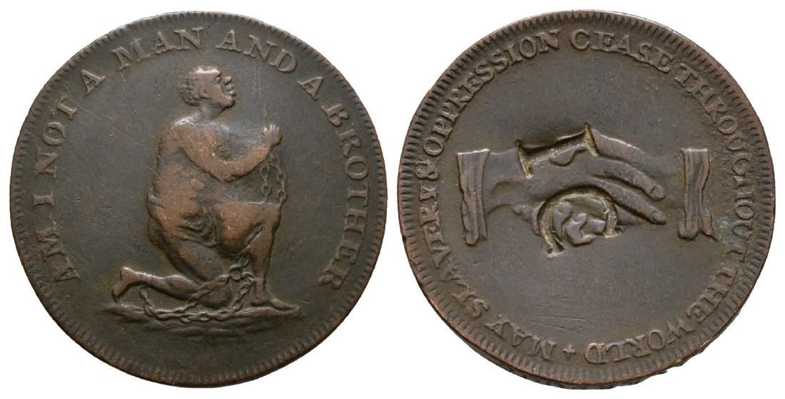 18th Century - Middlesex - C/M Anti Slavery Token (1 of 1)