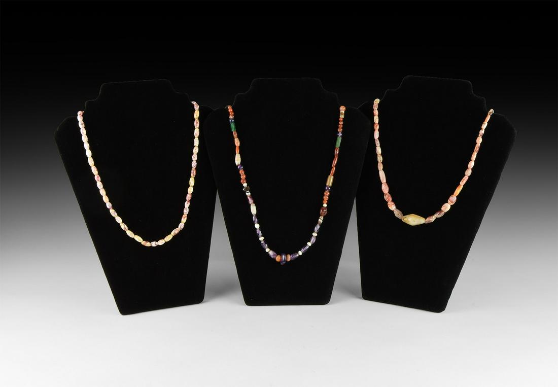 Parthian and Later Stone Bead Necklace Group (1 of 1)