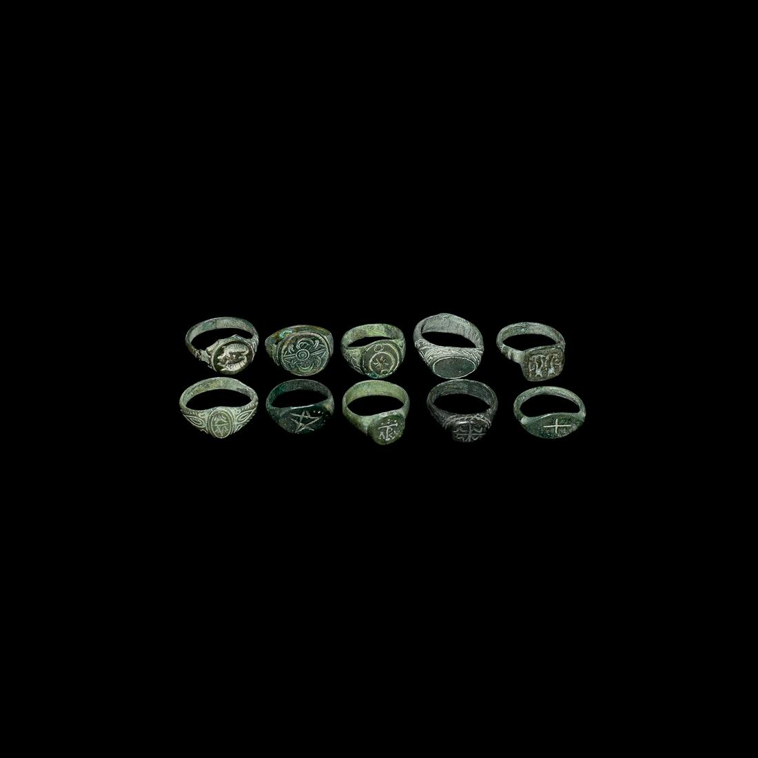 Roman to Medieval Ring Collection (1 of 1)