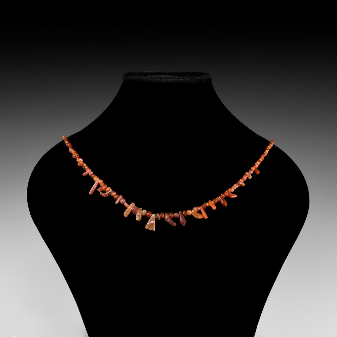Roman Carnelian Bead Necklace (1 of 1)