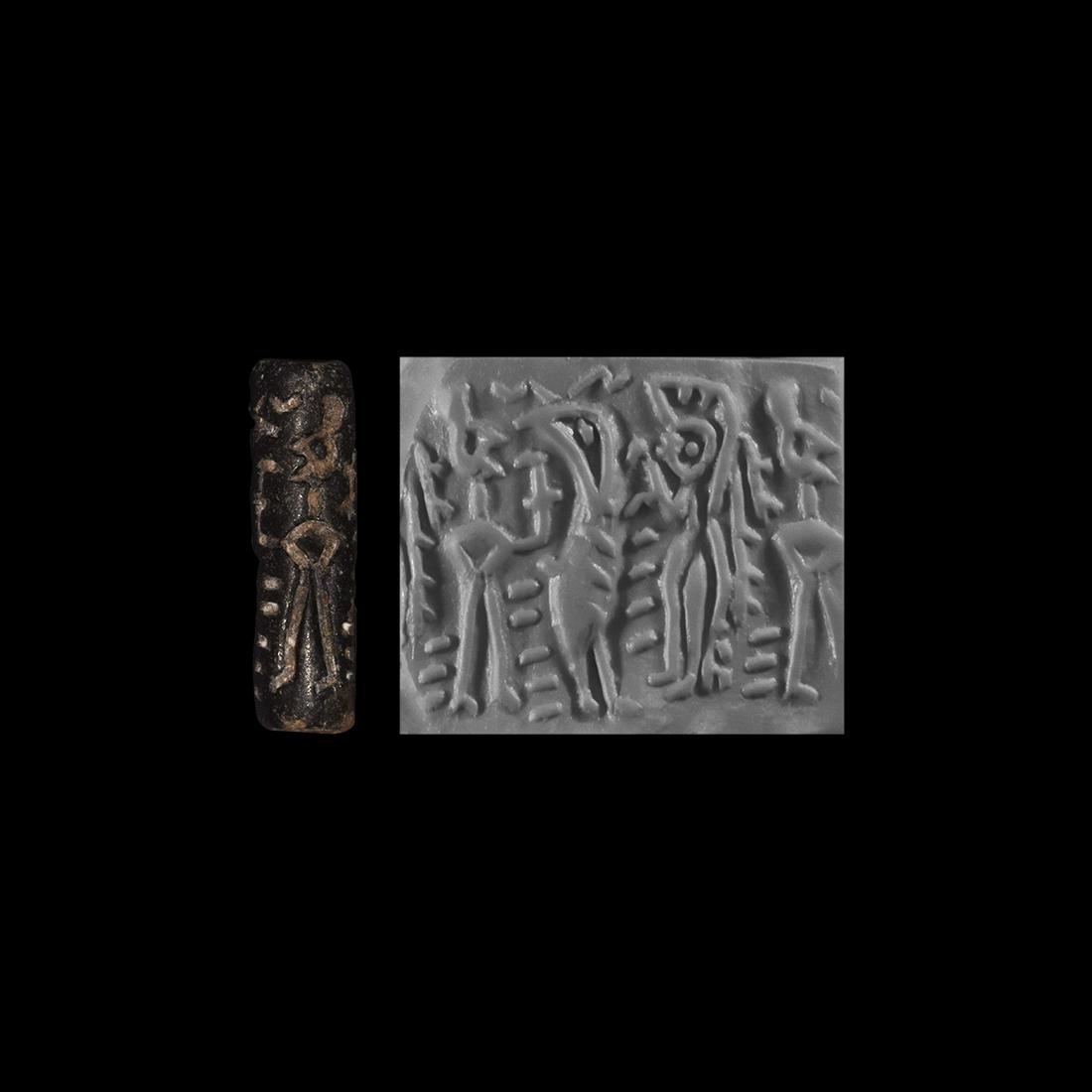 Early Dynastic I Cylinder Seal with Contest Scene (1 of 1)