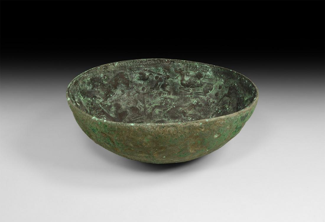Western Asiatic Sabaean Bowl with Animals (1 of 1)