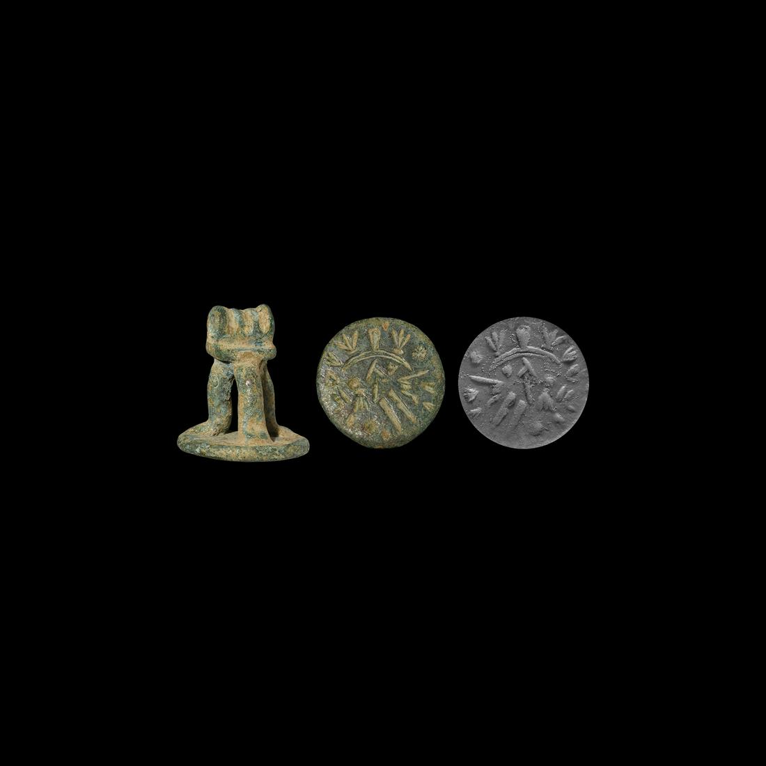 Western Asiatic Hittite Stamp Seal with Luwian (1 of 1)