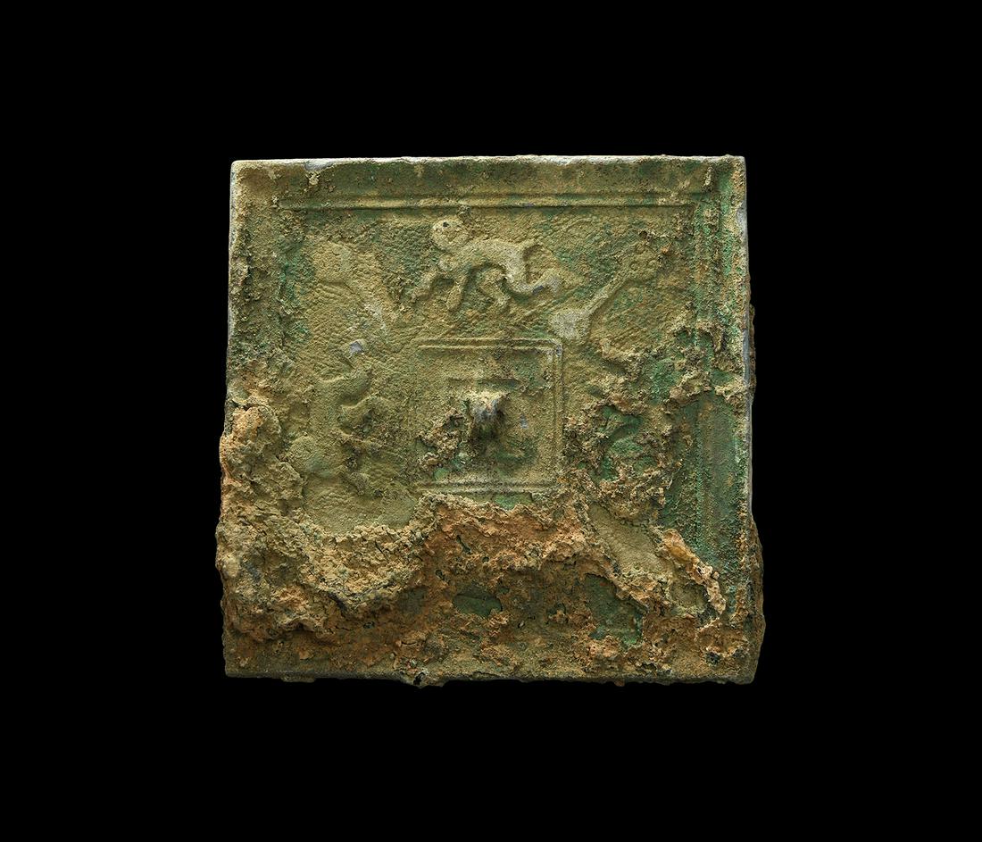 Chinese Han Mirror with Animals (1 of 1)
