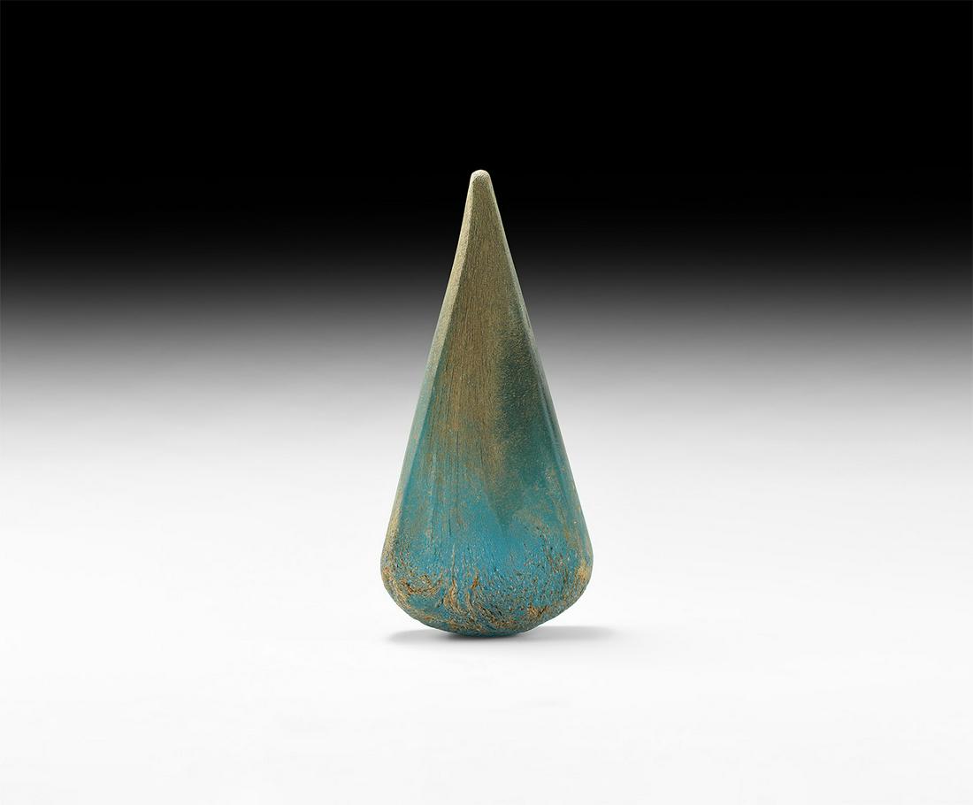 Large Thai Teardrop-Shaped Glass Ingot (1 of 1)