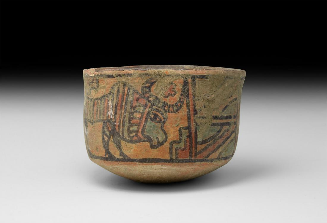 Indus Valley Mehrgarh Decorated Bowl with Lion and Zebu (1 of 1)