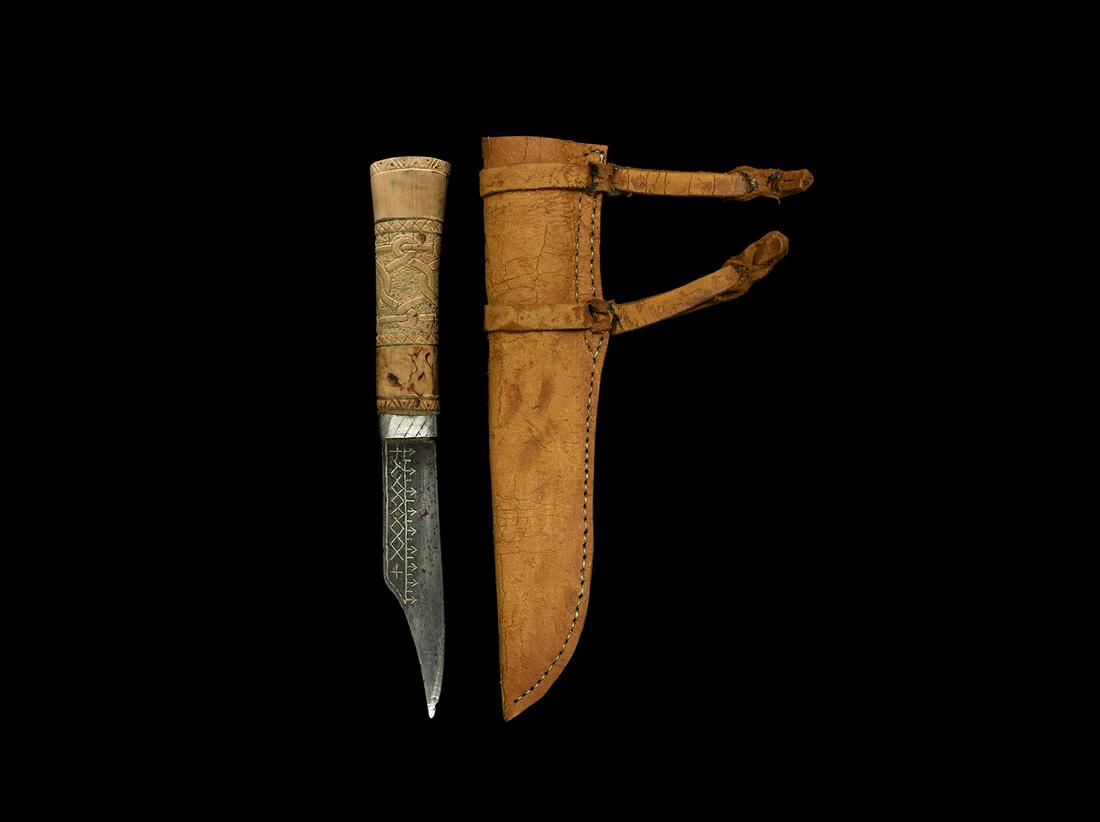 Viking Silver-Inlaid Dagger (1 of 1)