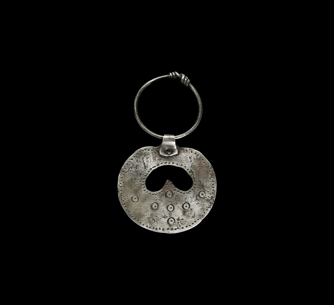 Viking Silver 'Firesteel' Pendant with Ring (1 of 1)