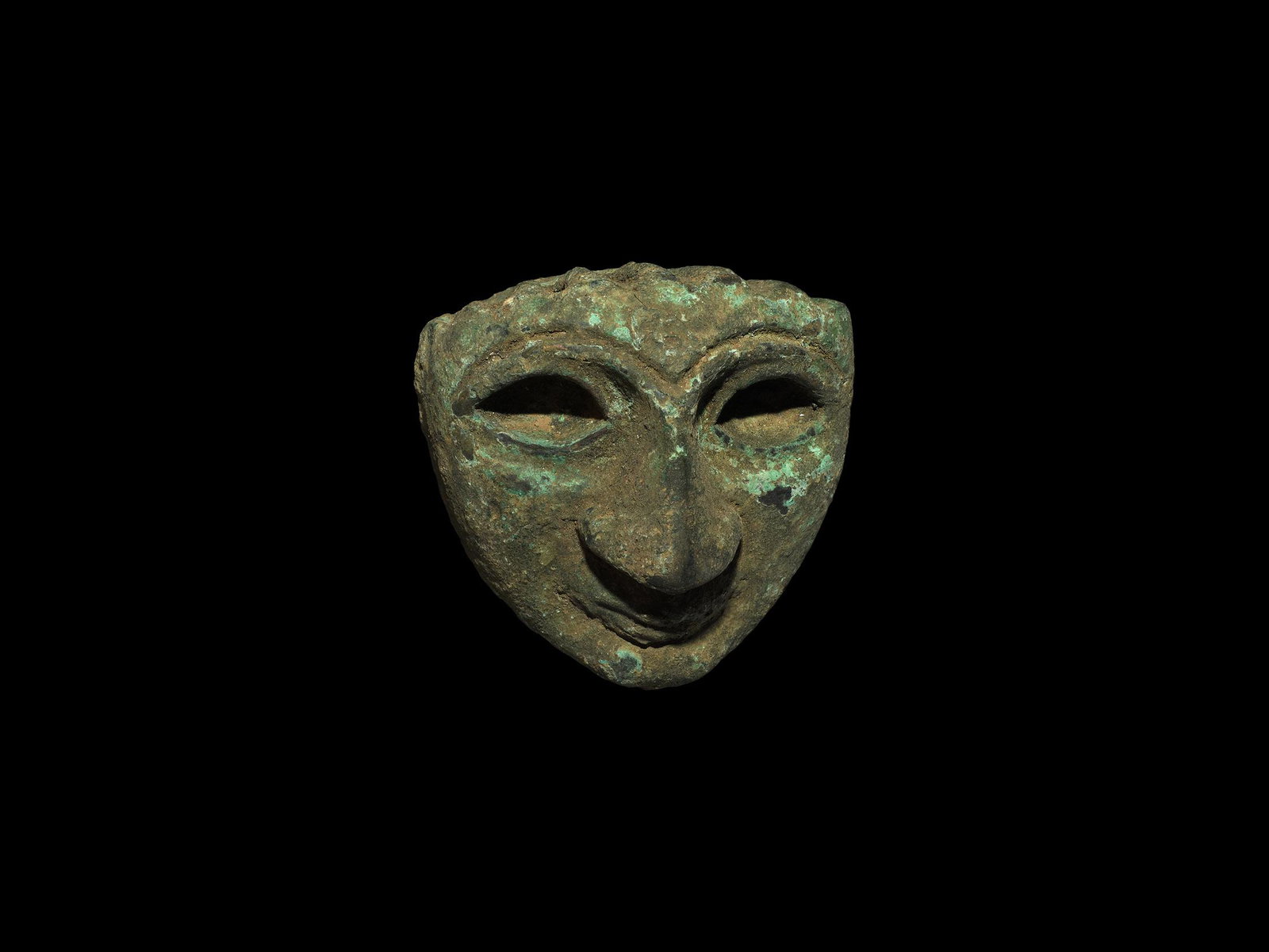 Western Asiatic Sumerian Head Appliqué (1 of 1)