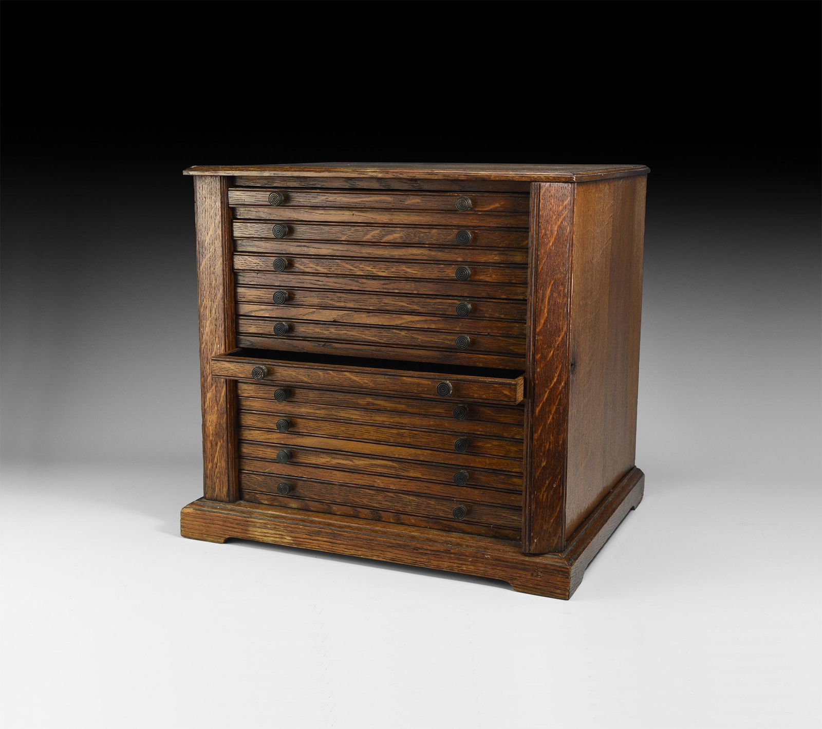 Antique Large Collector Cabinet (1 of 1)