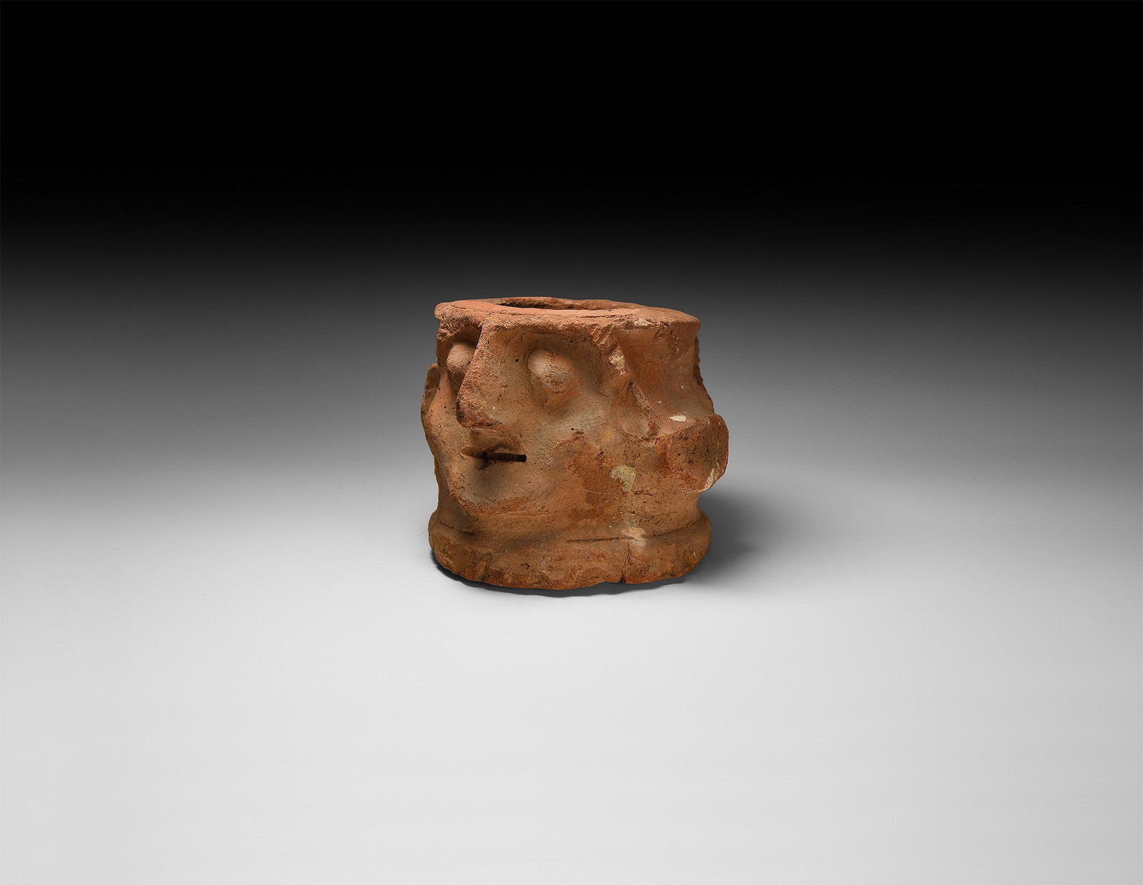 Romano-Egyptian Janiform Jar Top (1 of 1)