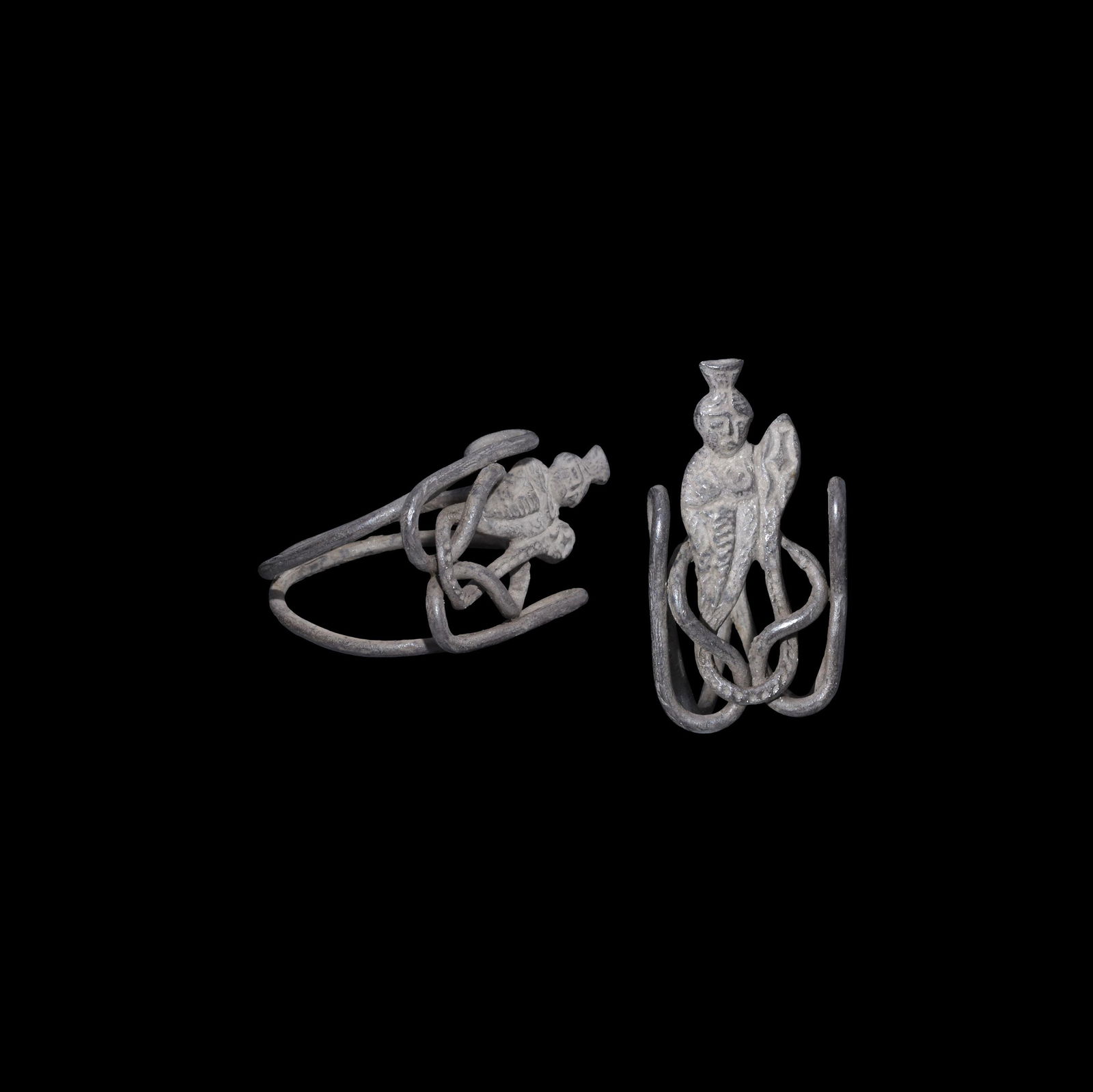 Egyptian Silver Snake Ring (1 of 1)