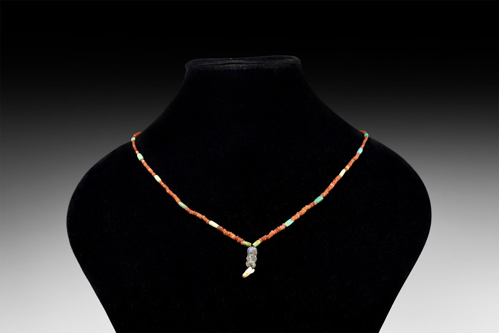 Roman Mixed Stone Bead Necklace String (1 of 1)