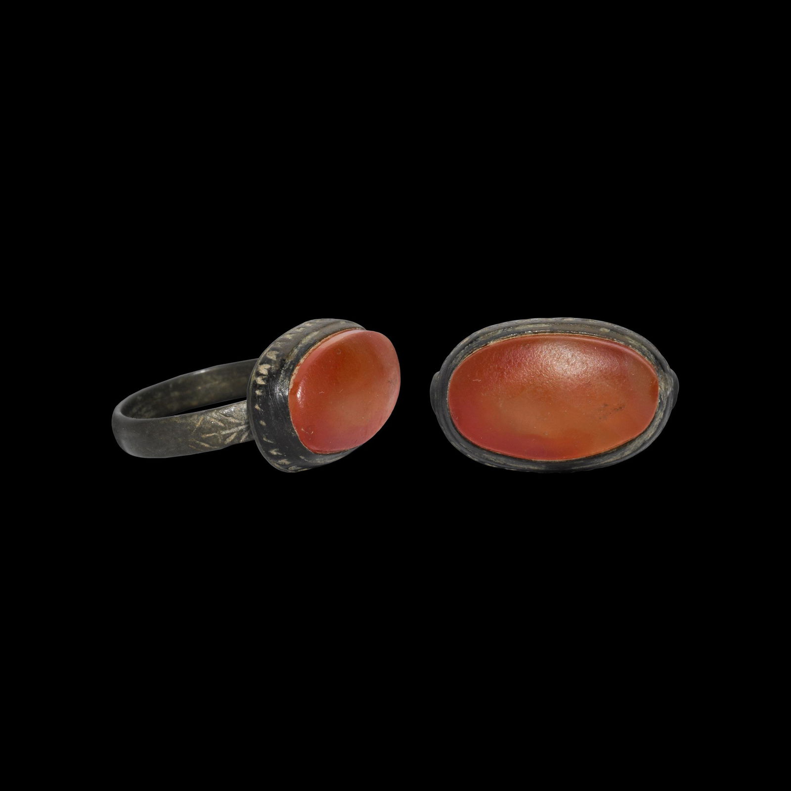 Roman Ring with Carnelian Gemstone (1 of 1)