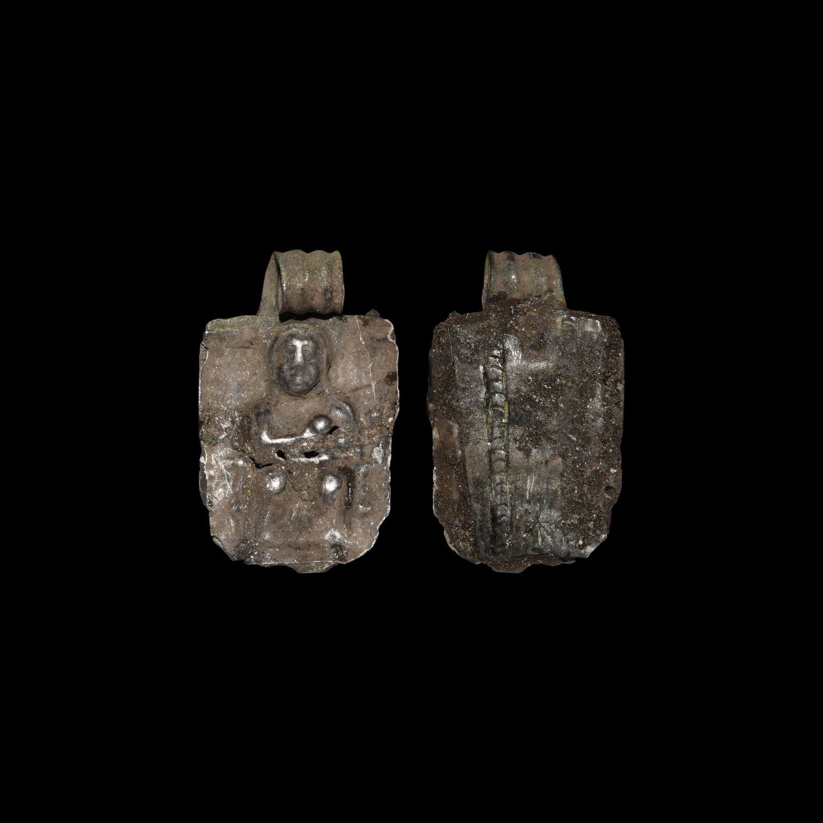 Byzantine Silver Figural Pendant (1 of 1)