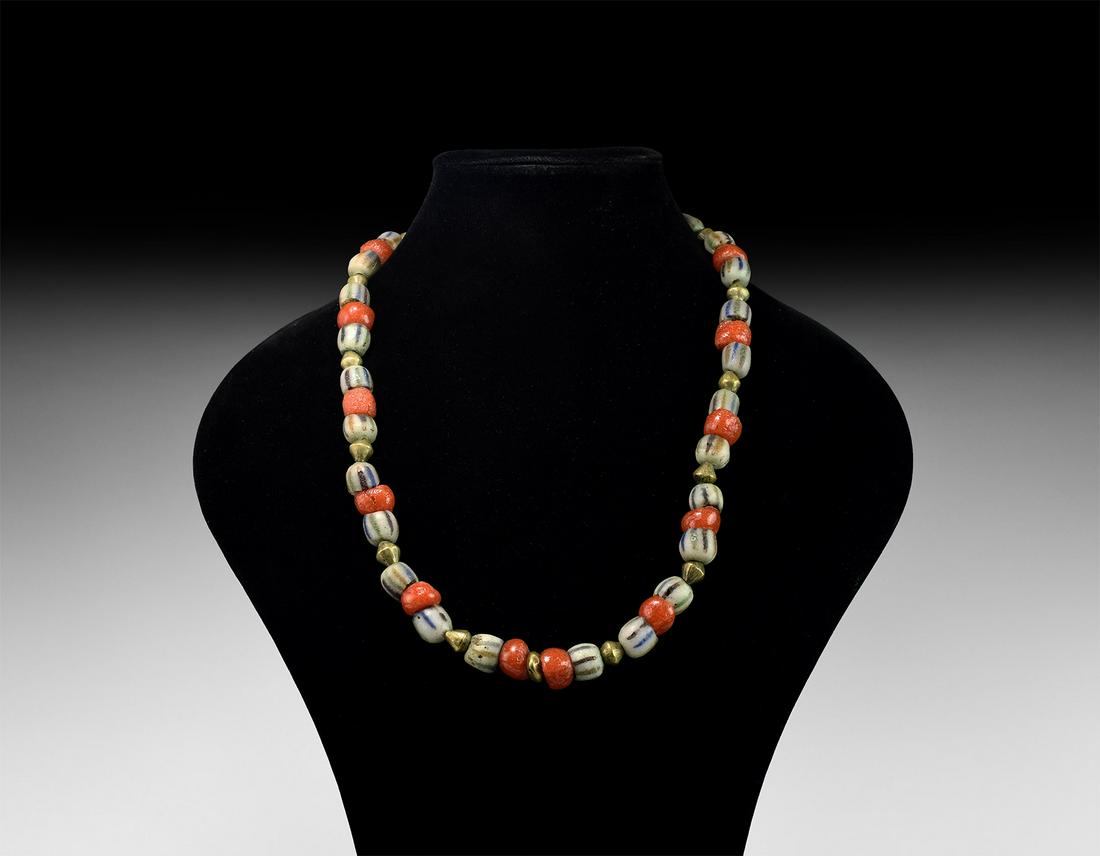 Western Asiatic Mixed Bead Necklace (1 of 1)