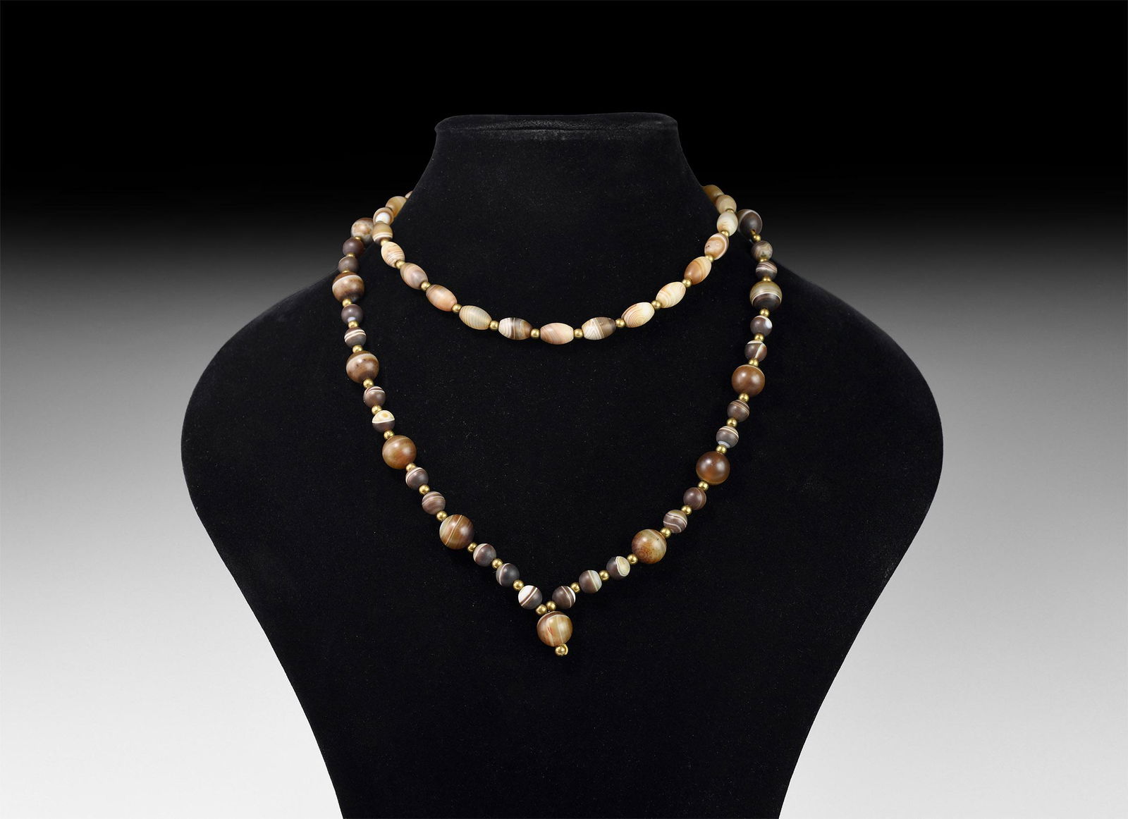 Natural History - Agate Bead Necklace Group (1 of 1)